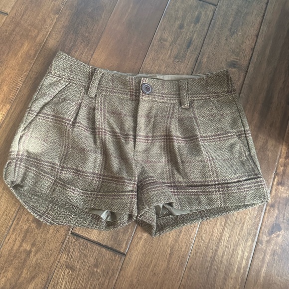 Vintage Plaid Shorts - Picture 1 of 5